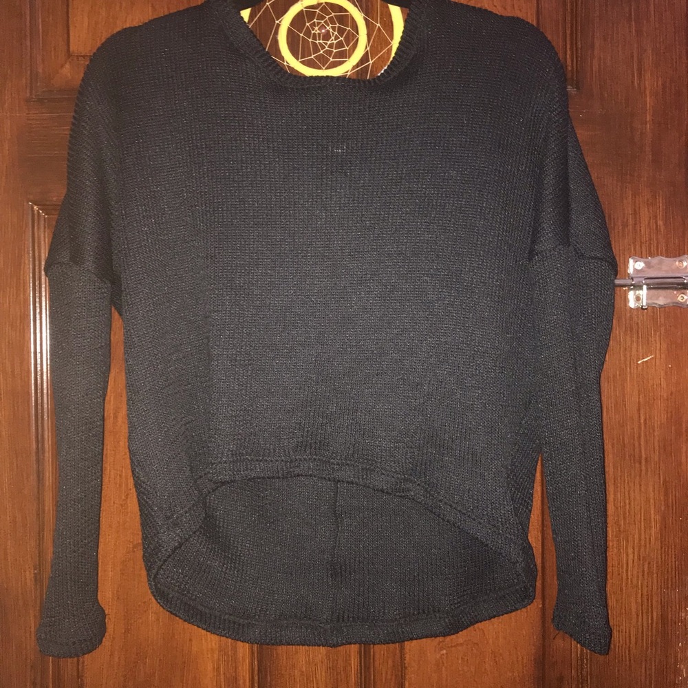 2 black sweaters
